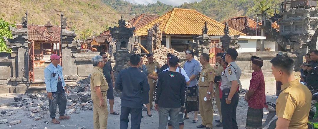 PSR-TinjauLokasi gempa